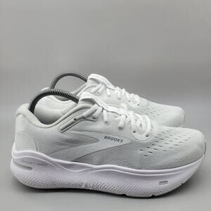 Brooks Ghost Max Running Sneakers Women Size‎ 9 D Wide White Comfort Low Shoes